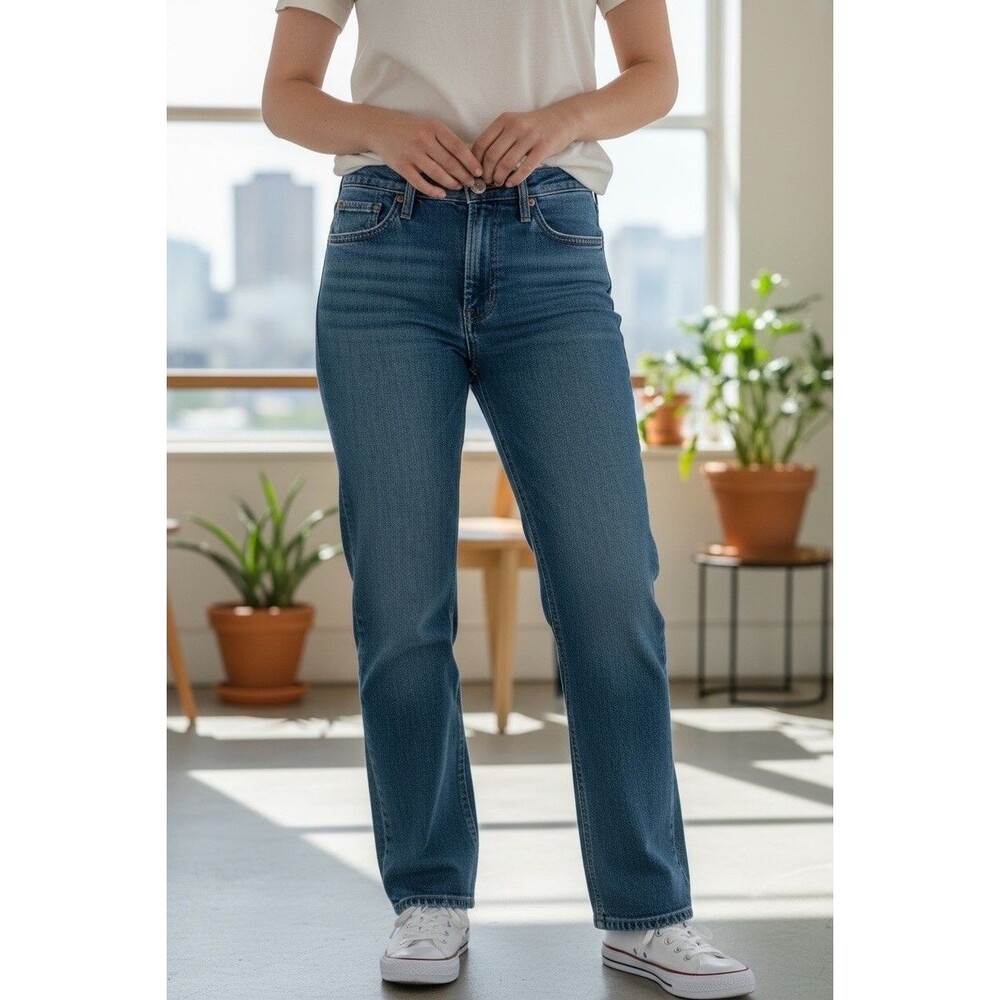 Levi's  '94 Baggy Mid Rise Loose Straight Leg Jeans women size 30x31
